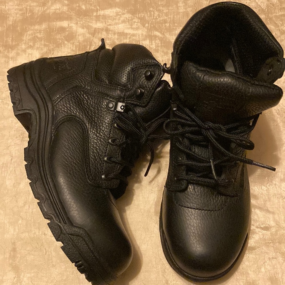 Timberland Pro Titan Pro Alloy Toe Black Boots Size 8